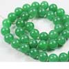 Natural Green Jade Round Ball Beads Strand  14 Inches length & Size 10mm Approx. 